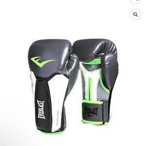 Everlast Prime Black and Green Training Gloves